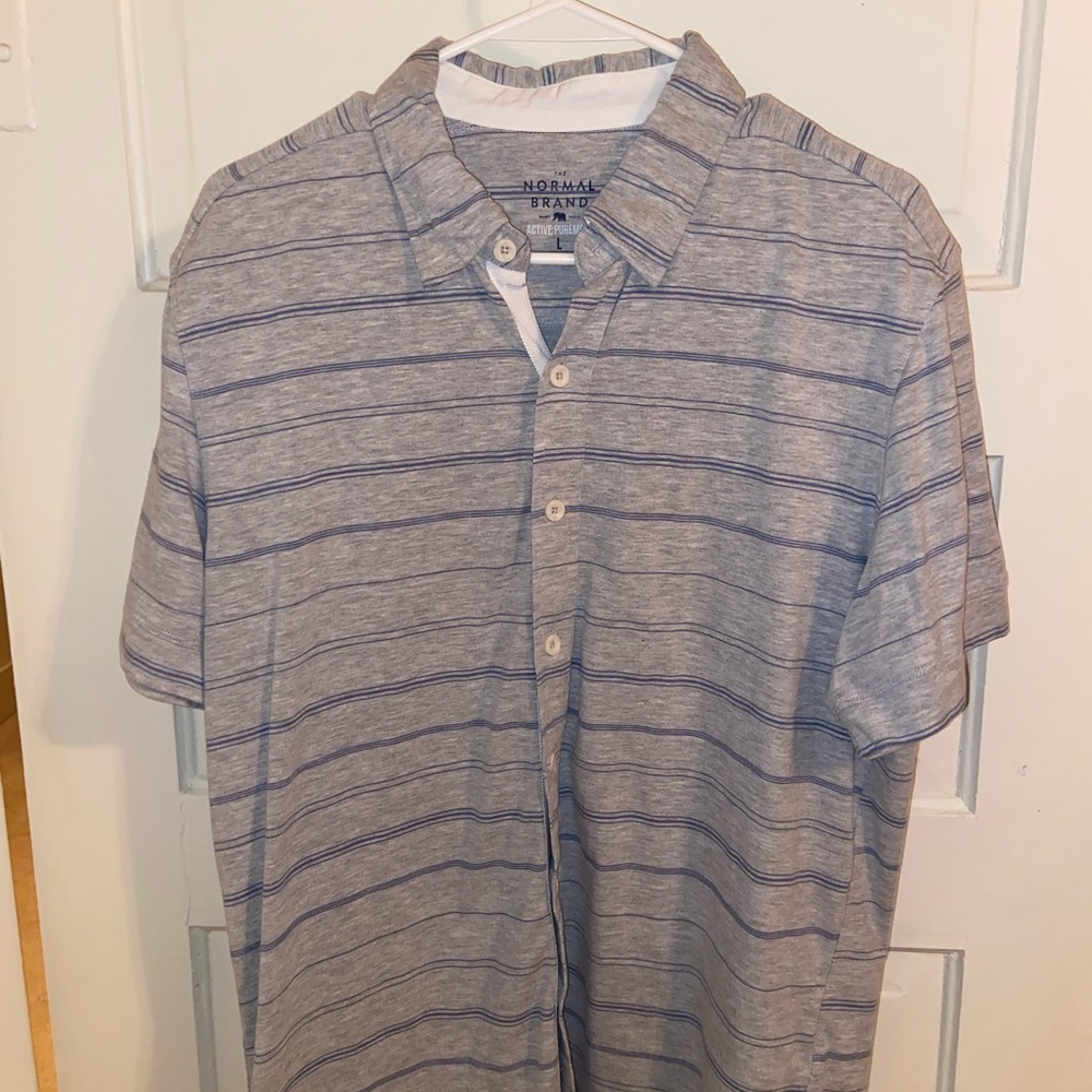 The Normal Brand Short Sleeve Button Up